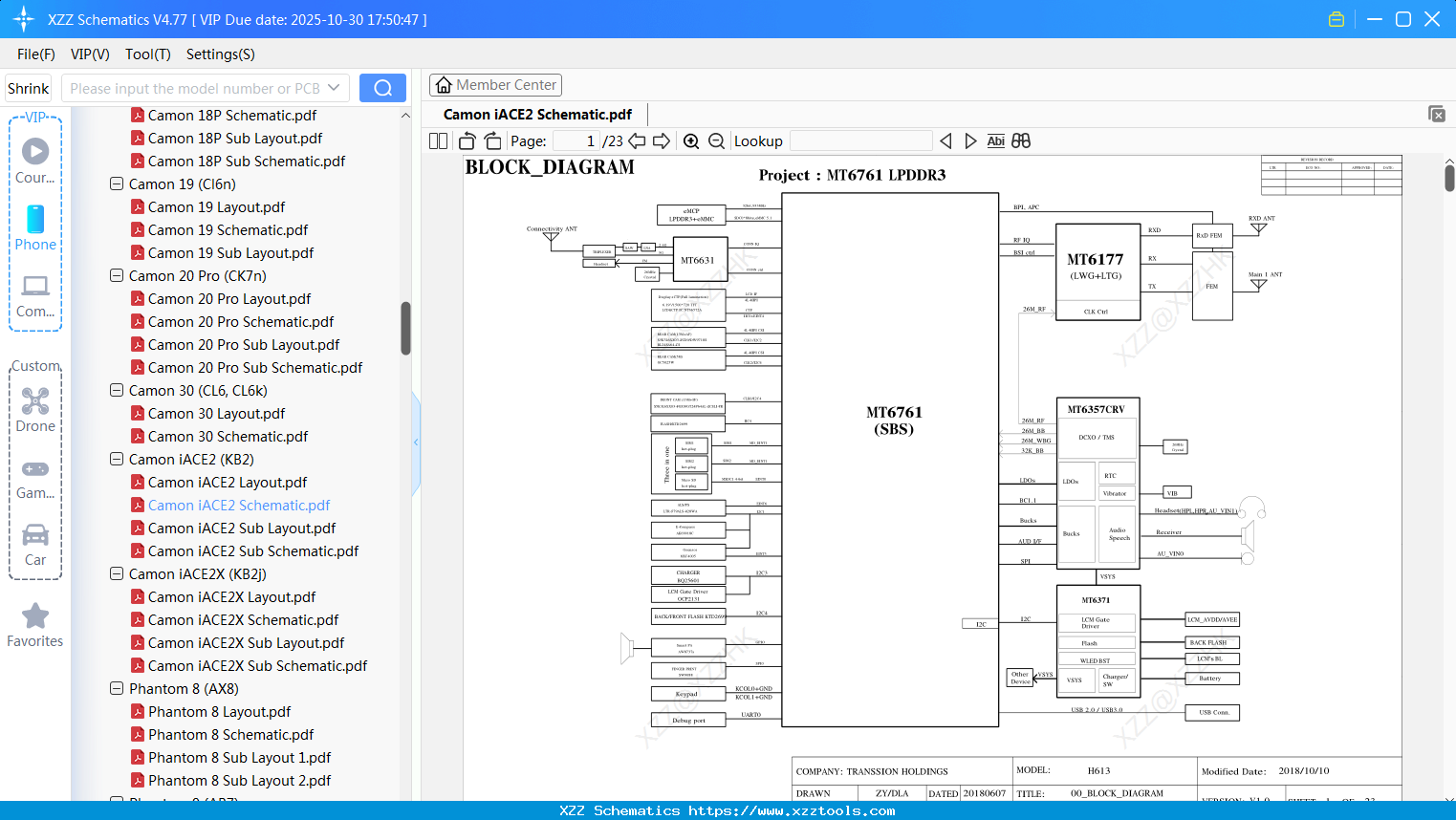Tecno Camon IACE2 Schematic
